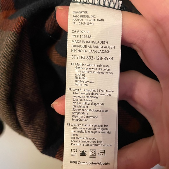 Urban Heritage Plaid Shirt - Regular Fit - Size:Large - Picture 7 of 7